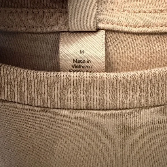 SKIMS Cotton Long Sleeve Crewneck Top in Dusty Rose - Picture 3 of 4